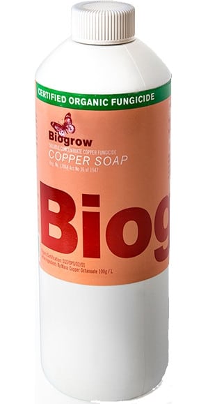 Biogrow Copper Soap Organic Fungicide