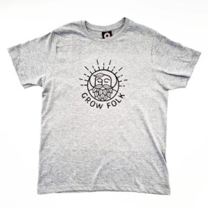 Grow Folk T-shirt Grey Melange