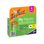 Fly Papers Insect Control - 4 Pack