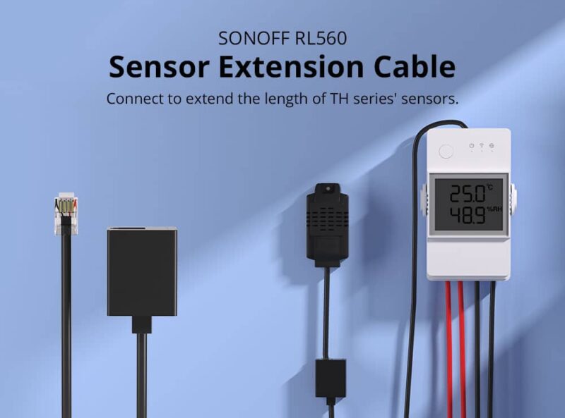 Sonoff 5M Sensor Extension Cable - RJ9 Connector RL560