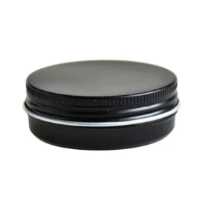 Black Aluminium Tin