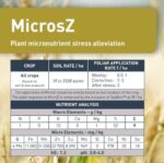 MicrosZ Plant micronutrient stress alleviation