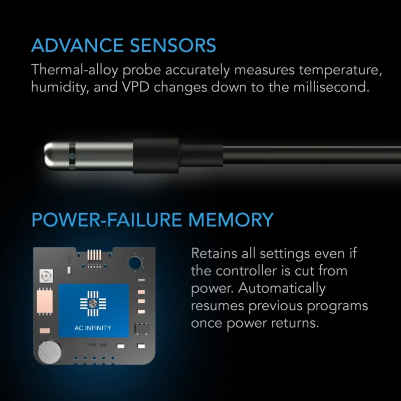 AC Infinity Controller 69 Pro sensors