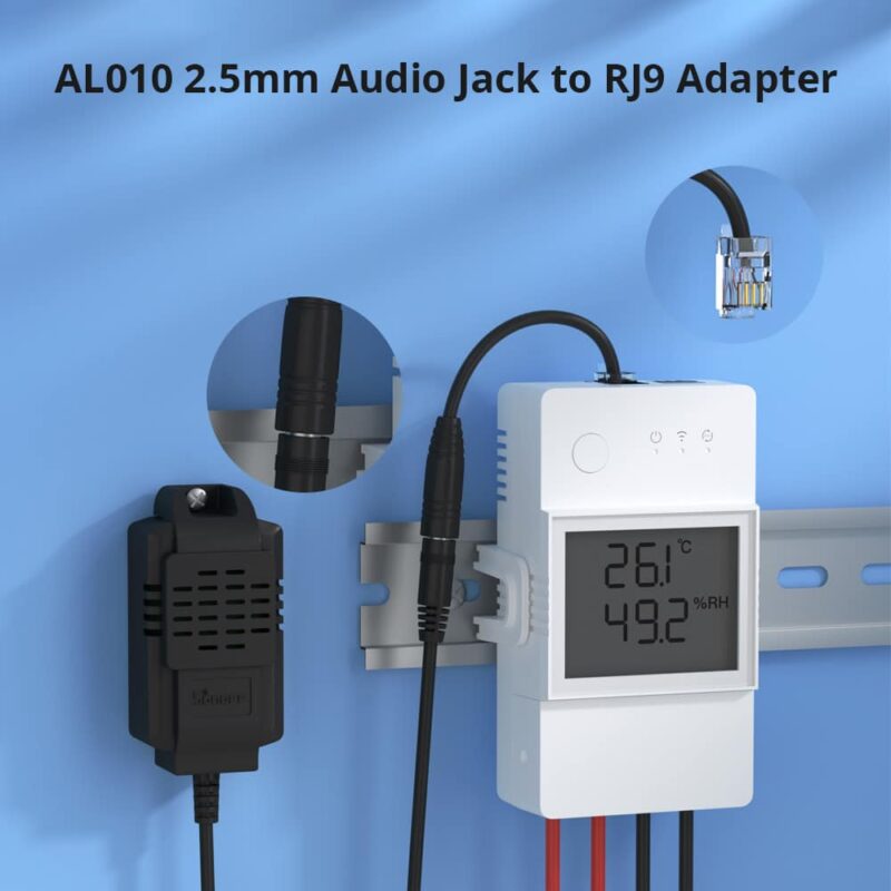 Sonoff AL010 2.5mm Audio Jack to RJ9 Adapter