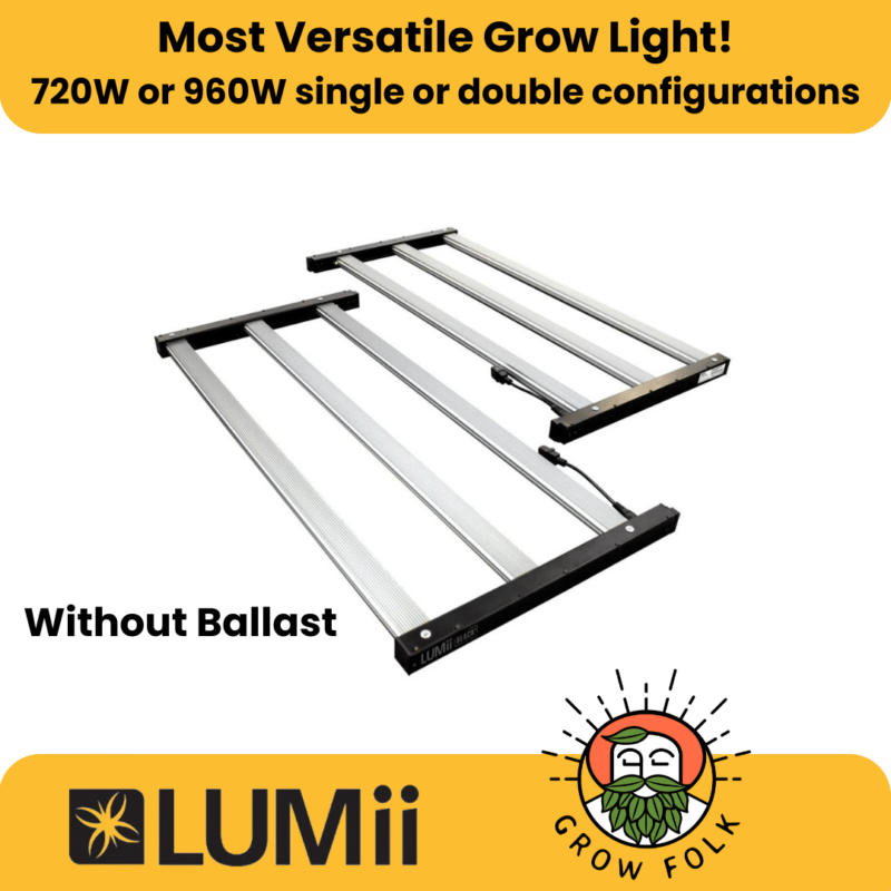 LUMii BLACK² 720 960 LED Watts Grow Light without ballast