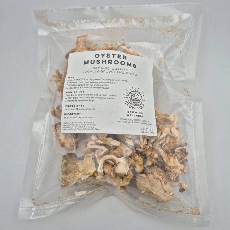 Oyster Mushrooms Dried Grow Folk 50g