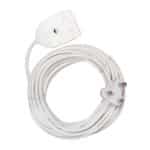 Extension Lead Power Cord White Electrical