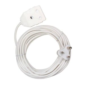 Extension Lead Power Cord White Electrical