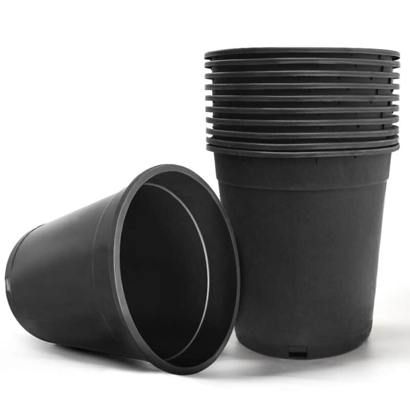 Tree Pot Heavy Duty Black Plastic