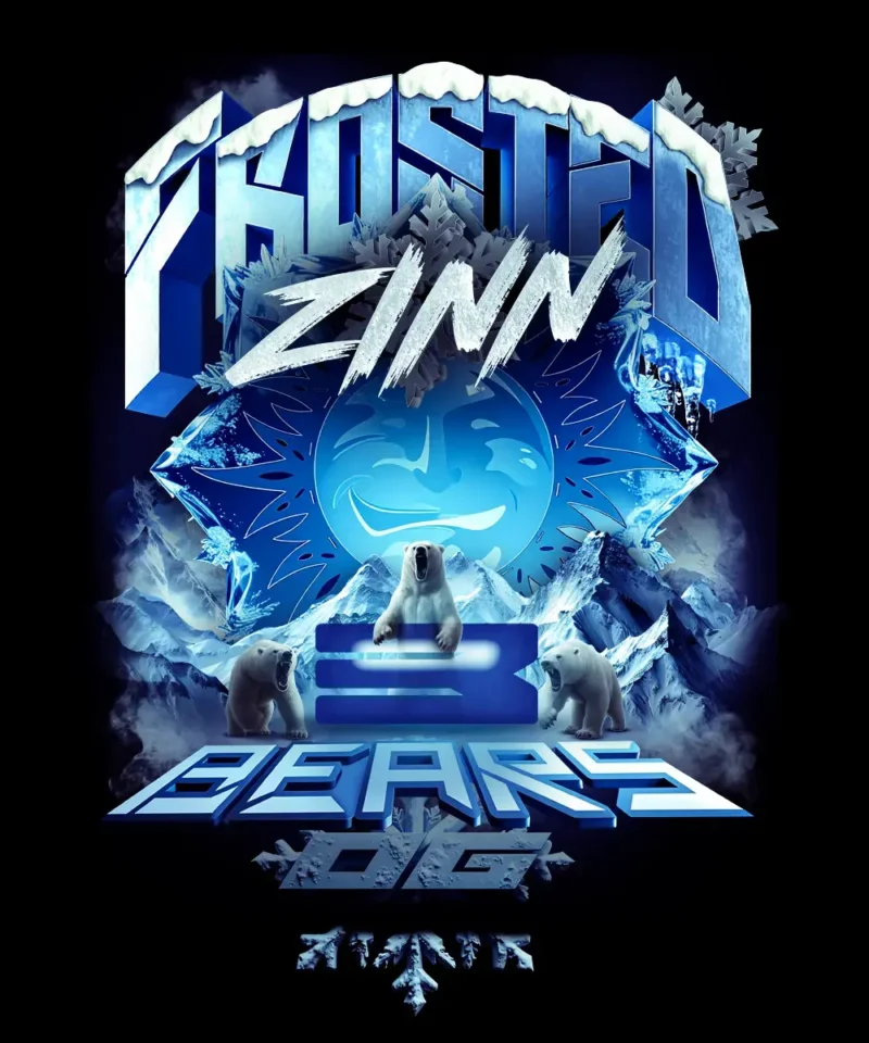 Frosted Zinn x 3 Bears OG Auto Feminised - 5 pack