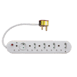 Multiplug 10 Way Surge Protected