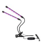 LED Grow Light 20W  Dual Head with Timing for Indoor Plants
