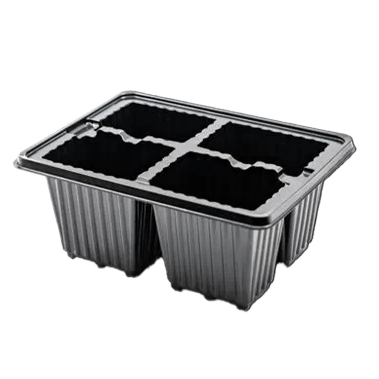 4 Cavity Deep Seedling Trays - Bundle of 5 1 4 Cavity Deep Seedling Trays - Bundle of 5