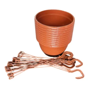 Emma Hanging Plant Basket 25cm - Terracotta
