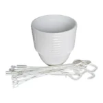 Emma Hanging Plant Basket 25cm - White