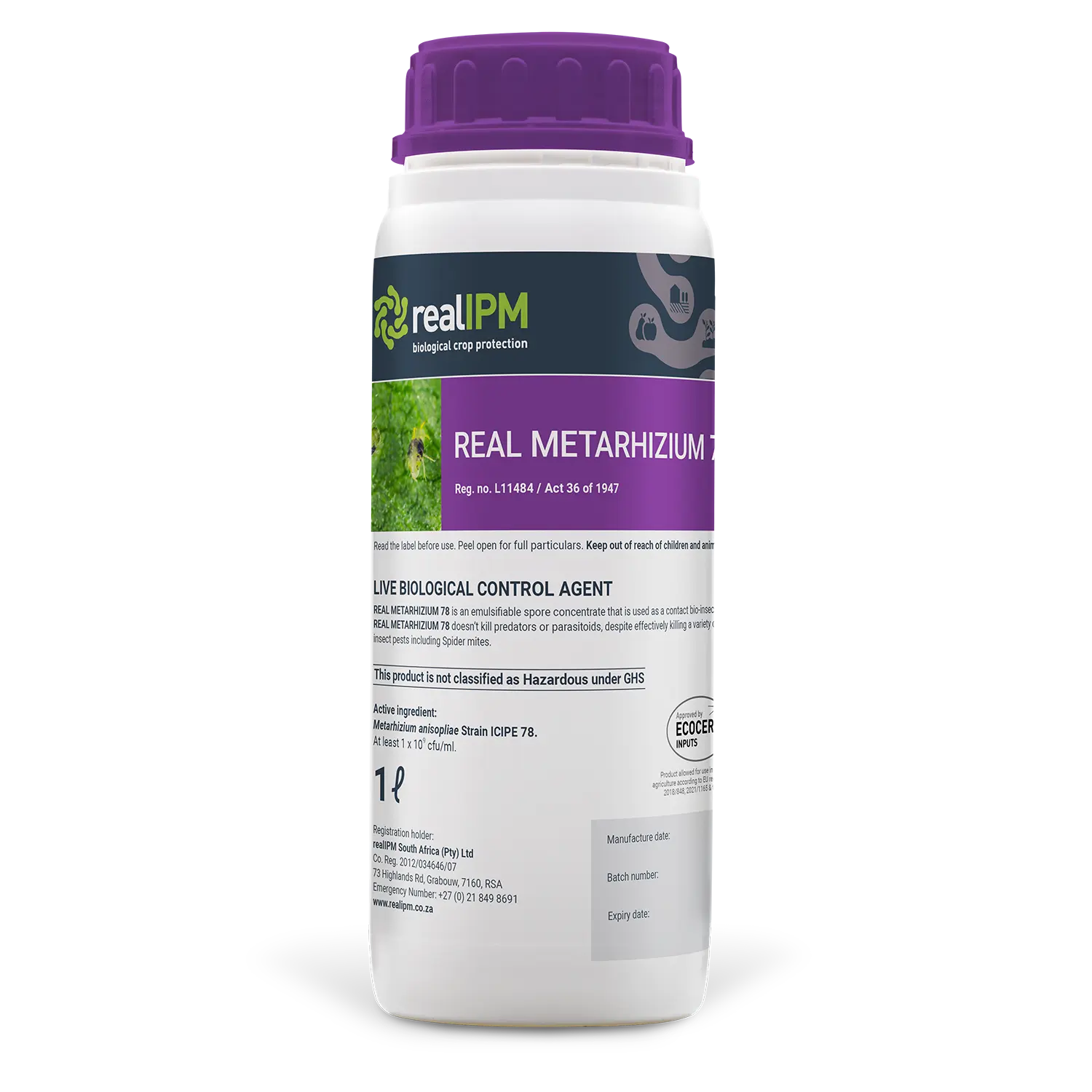 Metarhizium 78 Bio-Pesticide 1 Metarhizium 78 Bio-Pesticide
