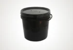 10L Bucket Black With Lid