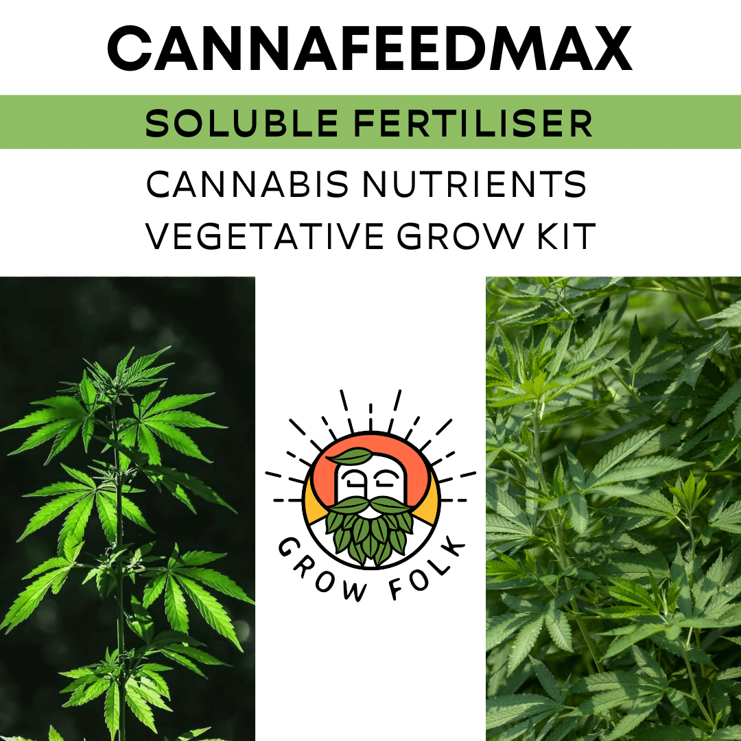 CannaFeedMax Soluble Nutrients Fertiliser Vegetative Grow Kit 1 CannaFeedMax Soluble Nutrients Fertiliser Vegetative Grow Kit