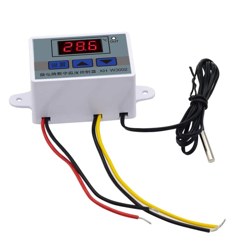 Digital LED Temperature Controller 220V 10A with Waterproof Sensor Probe 1 Digital LED Temperature Controller 220V 10A with Waterproof Sensor Probe