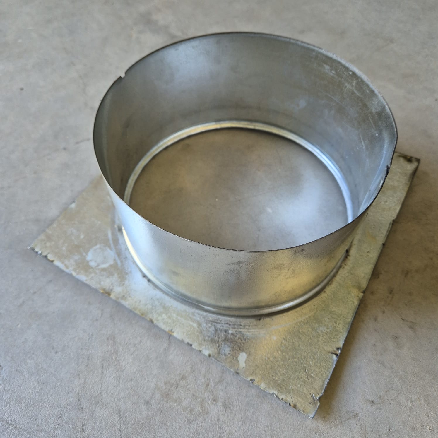 Ducting Spigot On Plate 1 Ducting Spigot On Plate