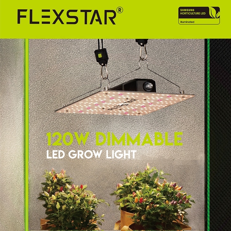 Flexstar LED Grow Light Dimmable 120W 1 Flexstar LED Grow Light Dimmable 120W