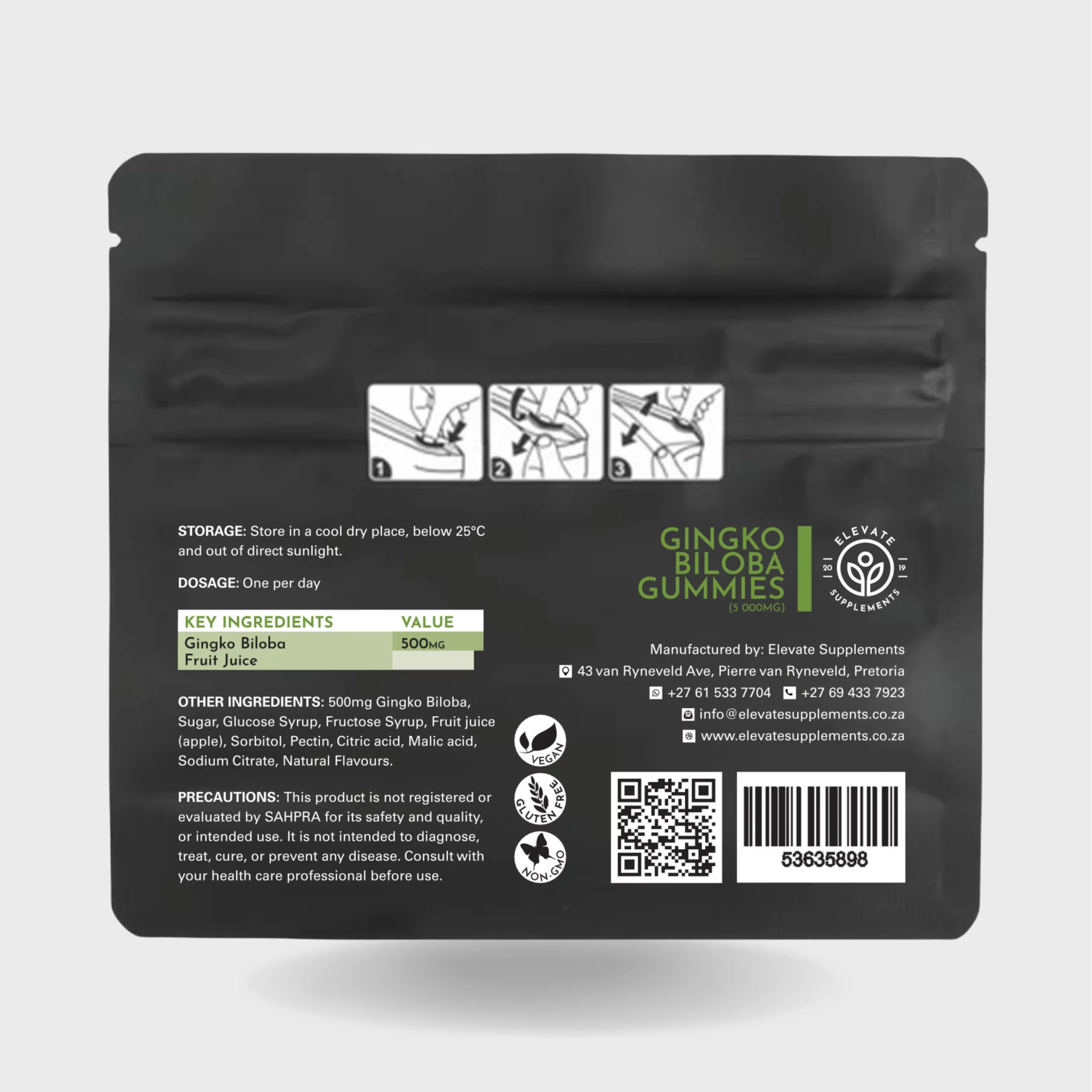 Gingko Biloba Gummies 2 Gingko Biloba Gummies - Image 2