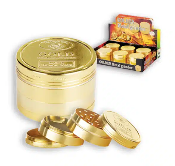 Grinder - 4pc Gold Bar 1 Grinder - 4pc Gold Bar