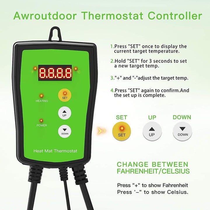 Heat Mat Thermostat Controller 3 Heat Mat Thermostat Controller - Image 3