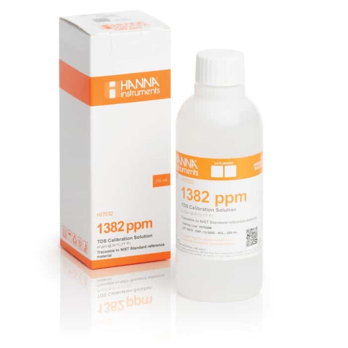 Hanna HI7032L 1382 mg/L (ppm) Calibration Solution 500ml 1 Hanna HI7032L 1382 mg/L (ppm) Calibration Solution 500ml