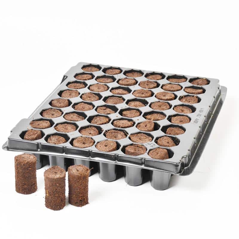Jiffy Glue Plugs in Tray - 48 plugs 1 Jiffy Glue Plugs in Tray - 48 plugs