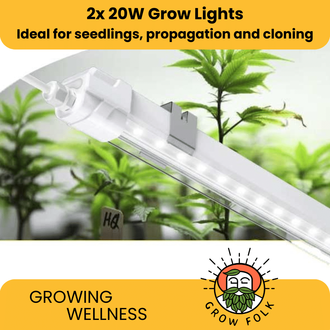 LED Grow Lights 113.5cm for Seedlings, Propagation, Cloning - Set of 2 3 LED Grow Lights 113.5cm for Seedlings, Propagation, Cloning - Set of 2 - Image 3