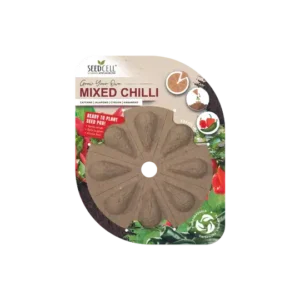 Mixed Chilli SeedCell - Cayenne, Jalapenos, Cyklon, Habanero