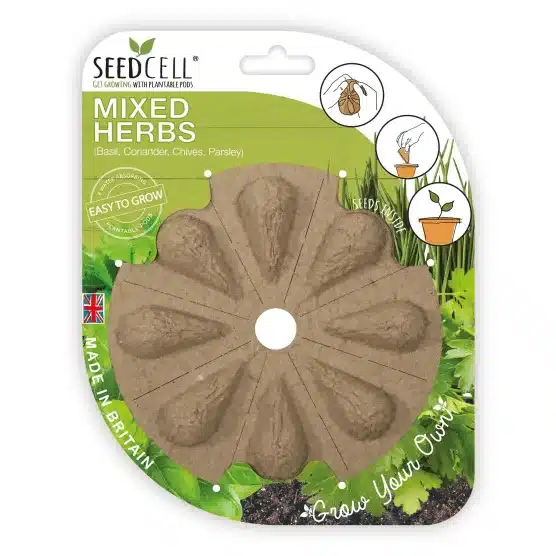 Mixed Herb SeedCell - Basil, Coriander, Rocket, Parsley 1 Mixed Herb SeedCell - Basil, Coriander, Rocket, Parsley