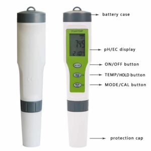 pH, EC & Temp 3-in-1 Meter
