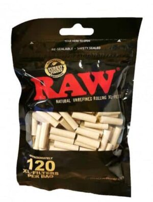 RAW Rolling Filter - Unrefined Slim XL Filters - 120 Filters
