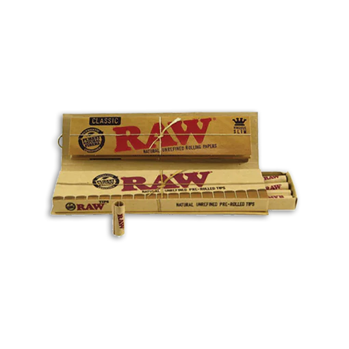 RAW Paper - King Size & Tip - 32 Papers 1 RAW Paper - King Size & Tip - 32 Papers