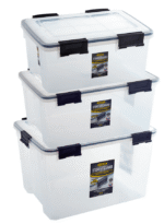 Storage Bin Tub Container - Transparent with Seals