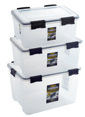 Storage Bin Tub Container - Transparent with Seals