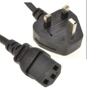UK Plug to Female IEC Lead