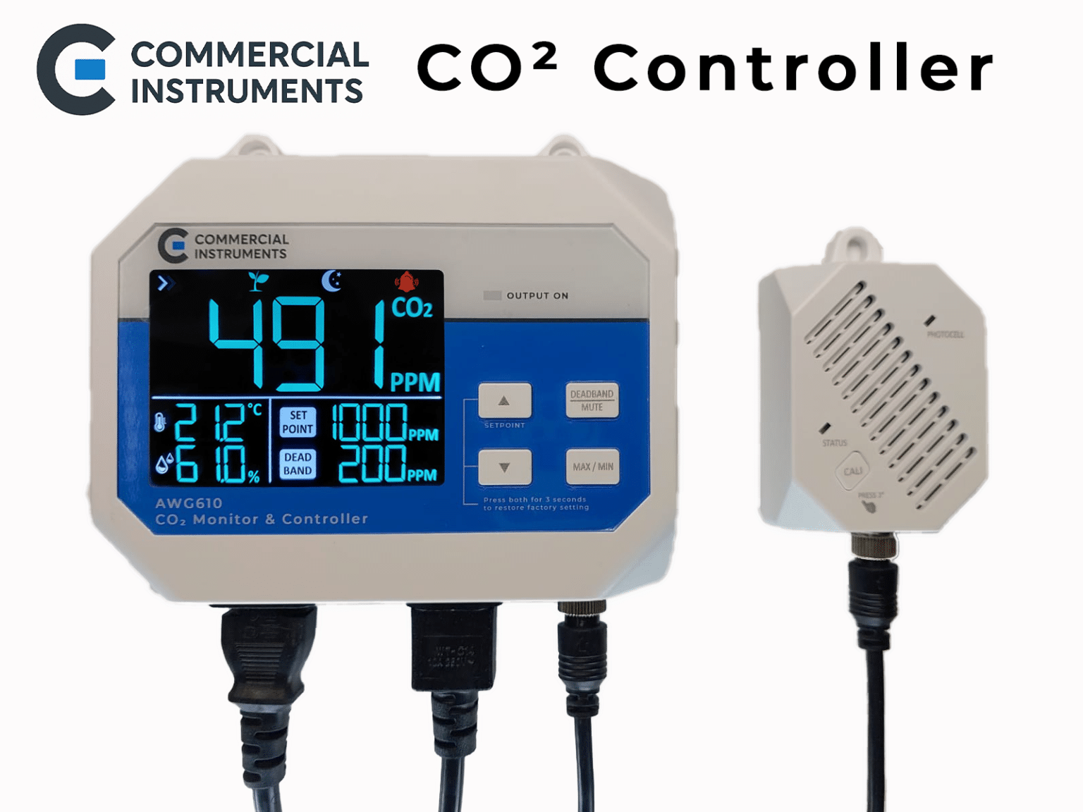 Monitor Instruments CO2 Monitor and Controller Commercial Instruments | GROW FOLK